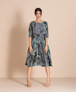 Megan Salmon Butterfly Molly Dress