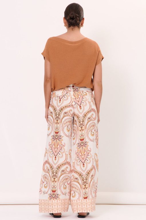 Adorne Samara Cotton Knit Top-Tan - Image 7
