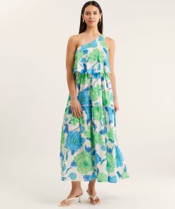 Alessandra Olympia Dress-Calypso Blue