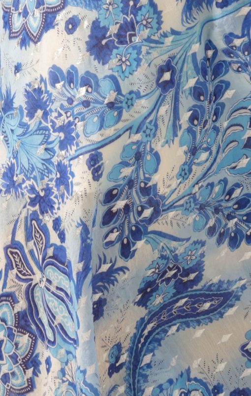 Sacha Drake Kassiopi Top Blue Silver - Image 8