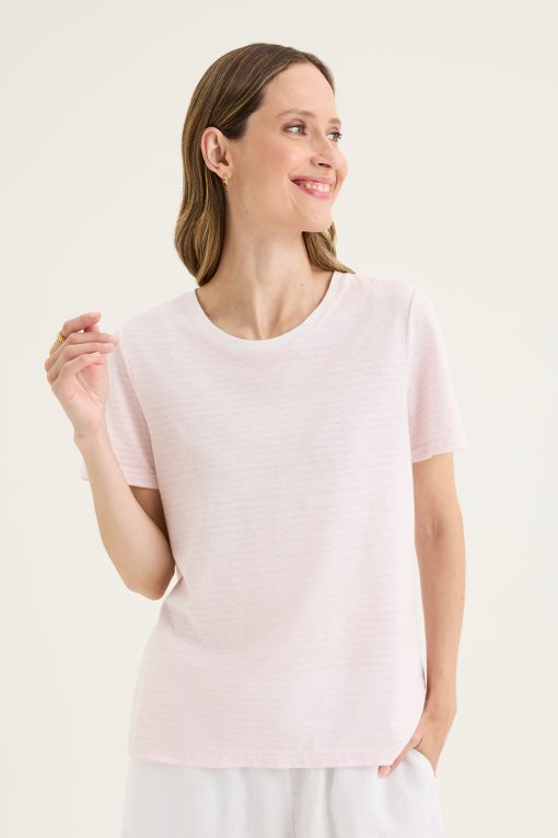 Yarra Trail Ridge Tee Bloom/White
