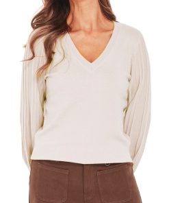Verge Nina Sweater - Chalk Marle