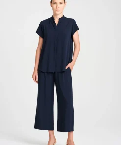 Mela Purdie Soft Stand Shirt - Navy