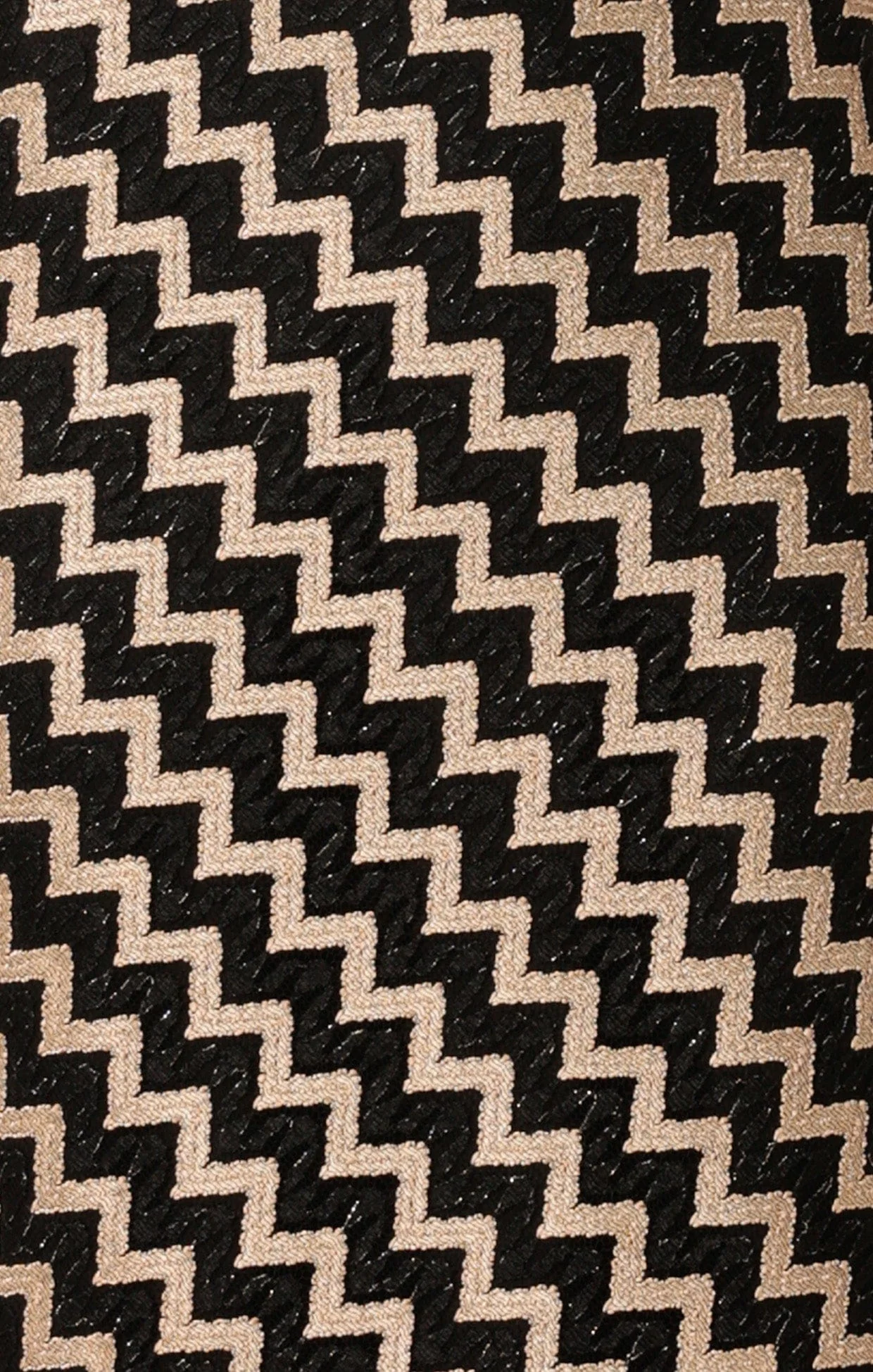 Sacha Drake Heart Of Paris Dress - Black/Gold Chevron - Image 7