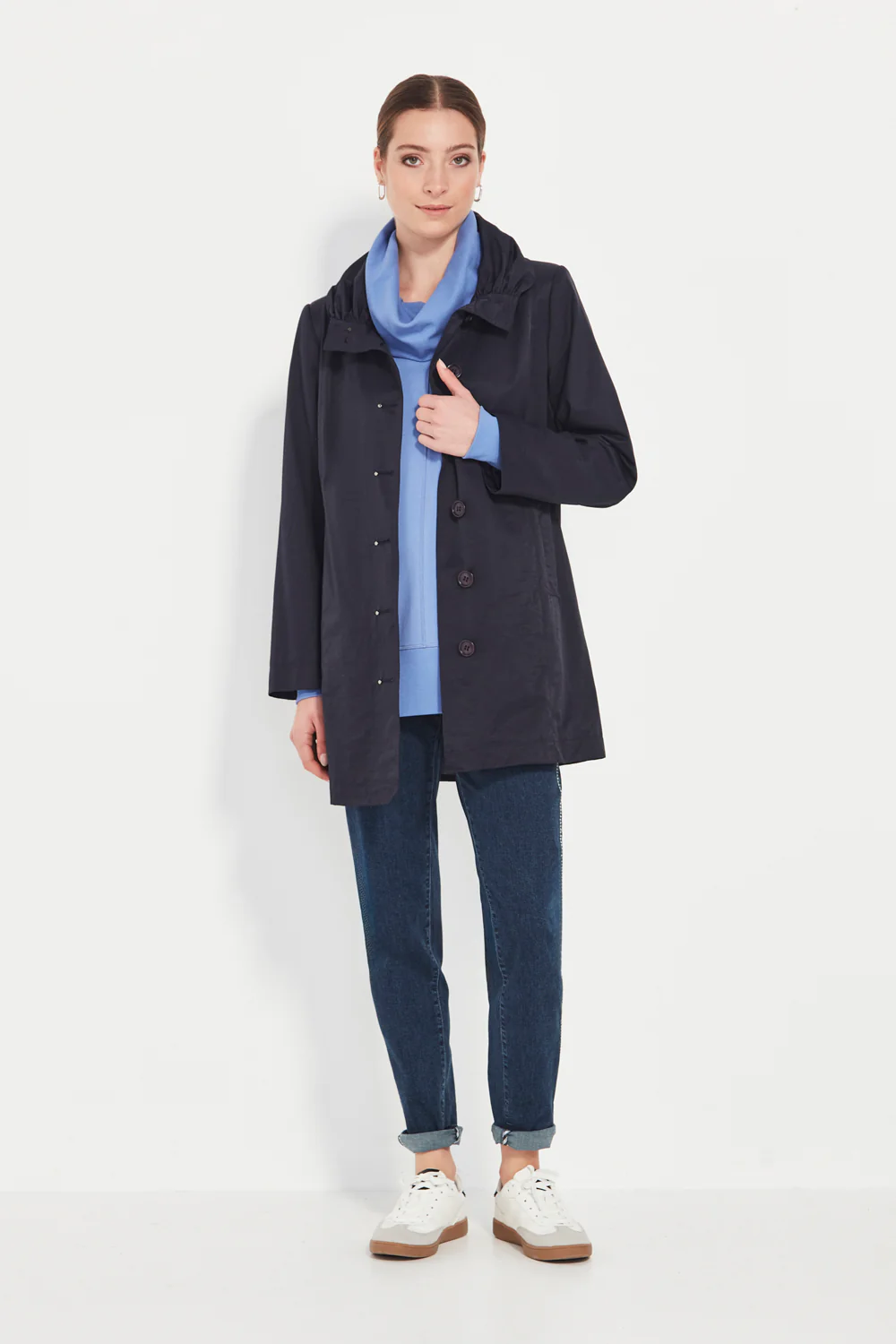 Verge Tova Coat - Ink - Image 3