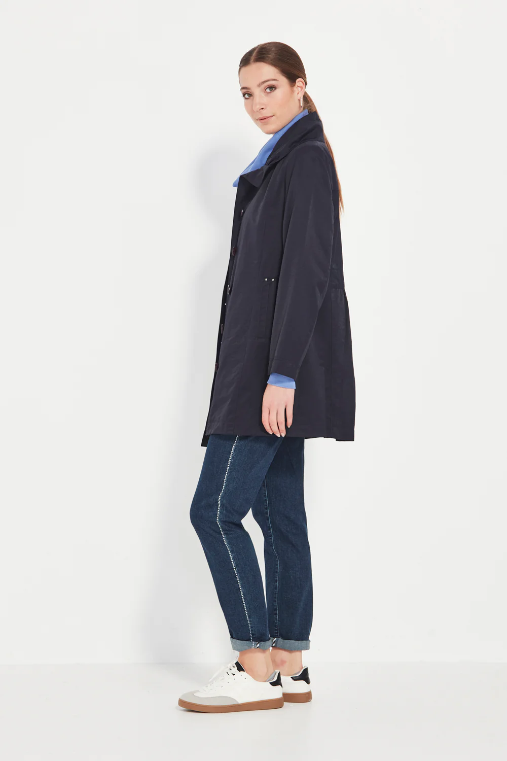 Verge Tova Coat - Ink - Image 5