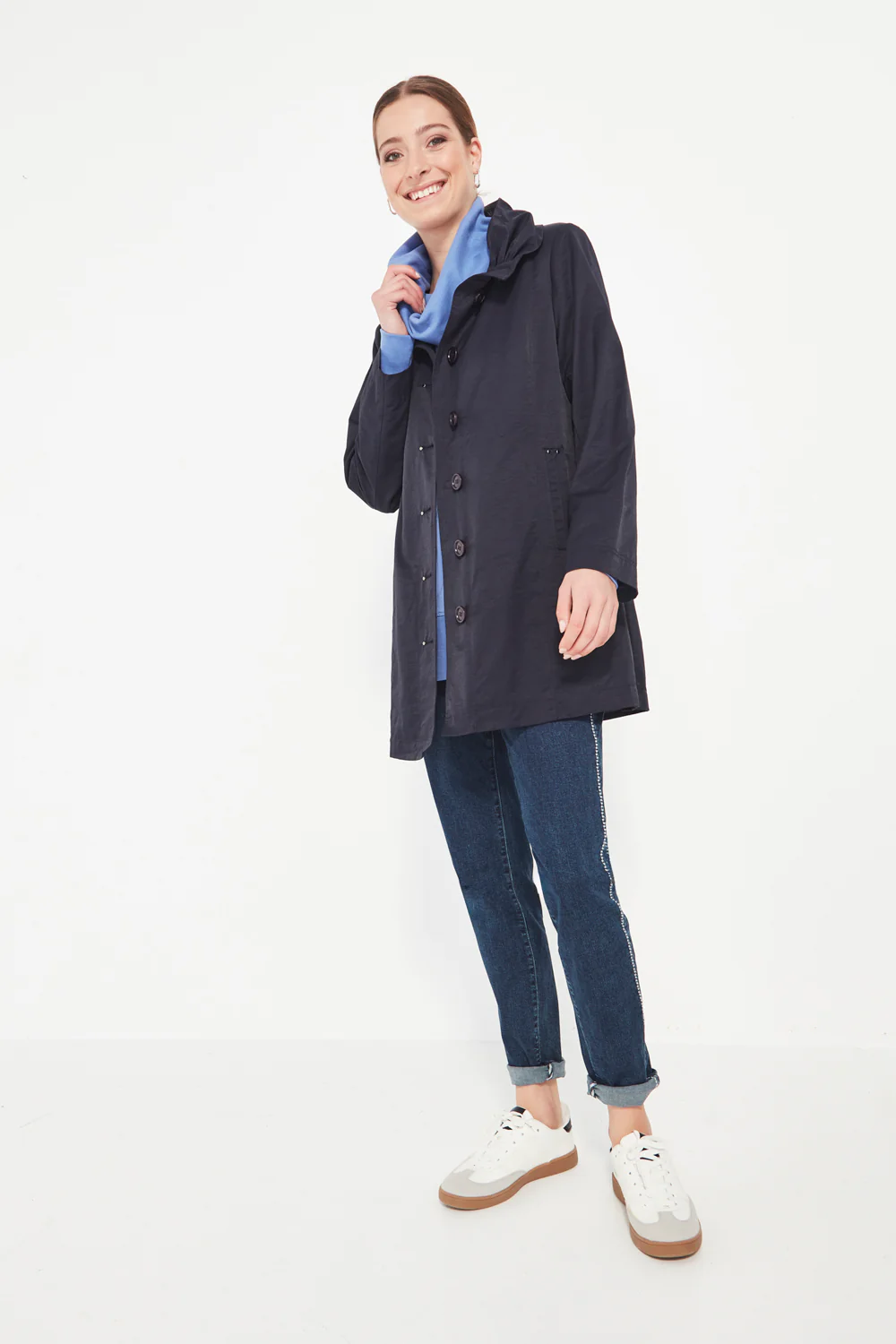 Verge Tova Coat - Ink - Image 4