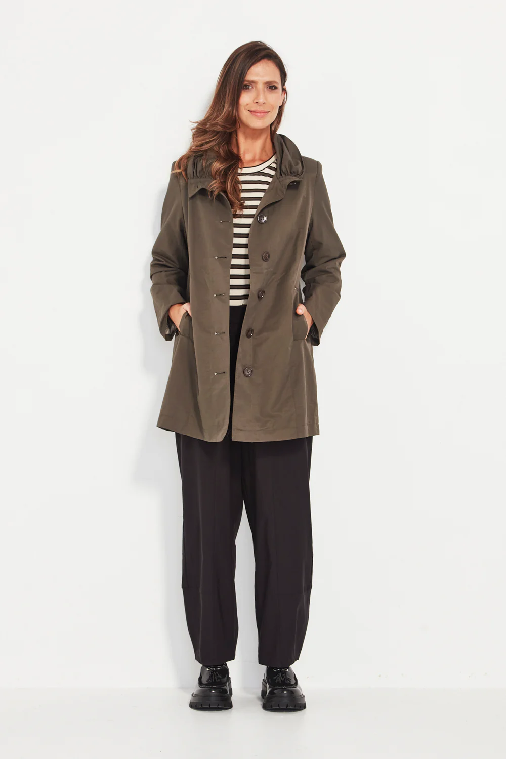 Verge Tova Coat - Olive - Image 2