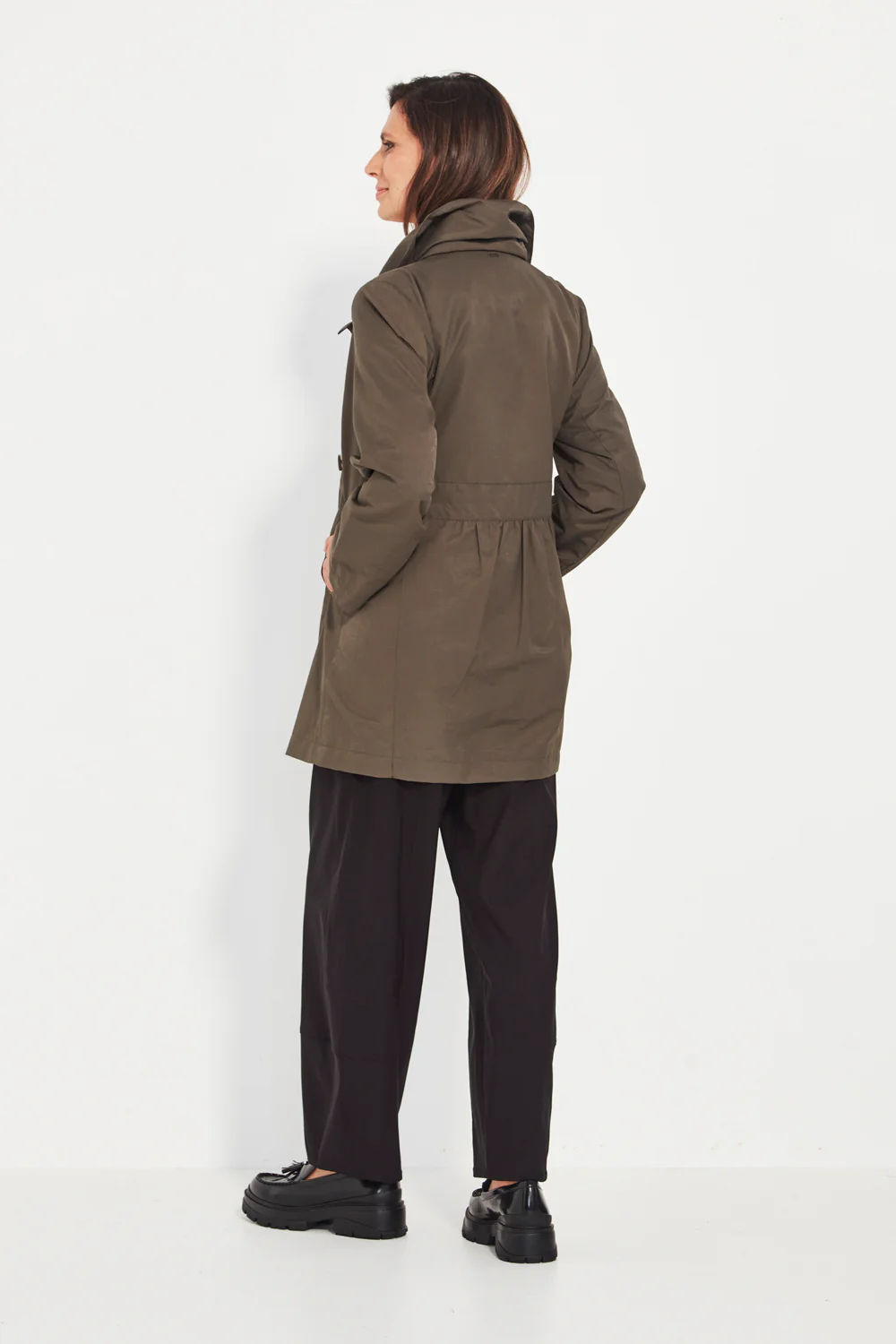 Verge Tova Coat - Olive - Image 4