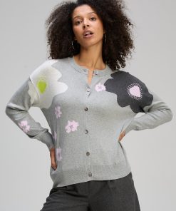 Zaket and Plover Petal Play Cardi - Marl