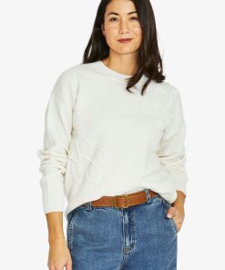 Jump Cornelli Crew Pullover - Snow/Combo