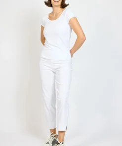 Andiamo Classic Grace Capri - White