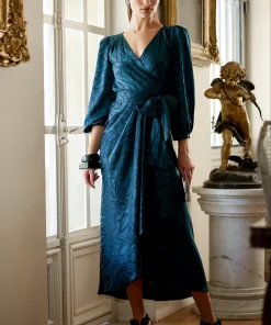 Sacha Drake Michaella Wrap Dress - Teal