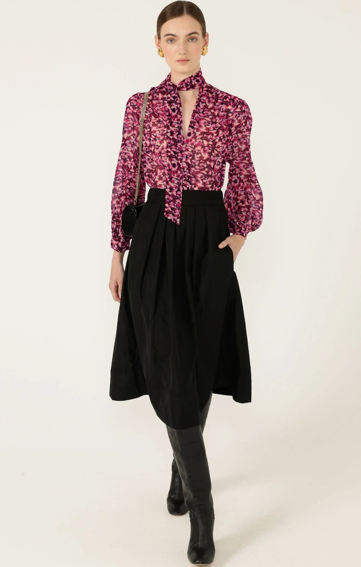 Sacha Drake Jedda Blouse - Pink/Lilac Feather - Image 2