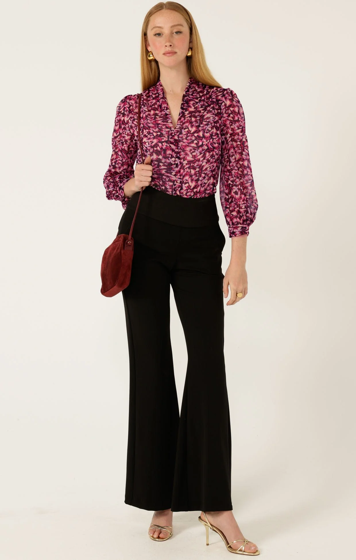 Sacha Drake Jedda Blouse - Pink/Lilac Feather - Image 5