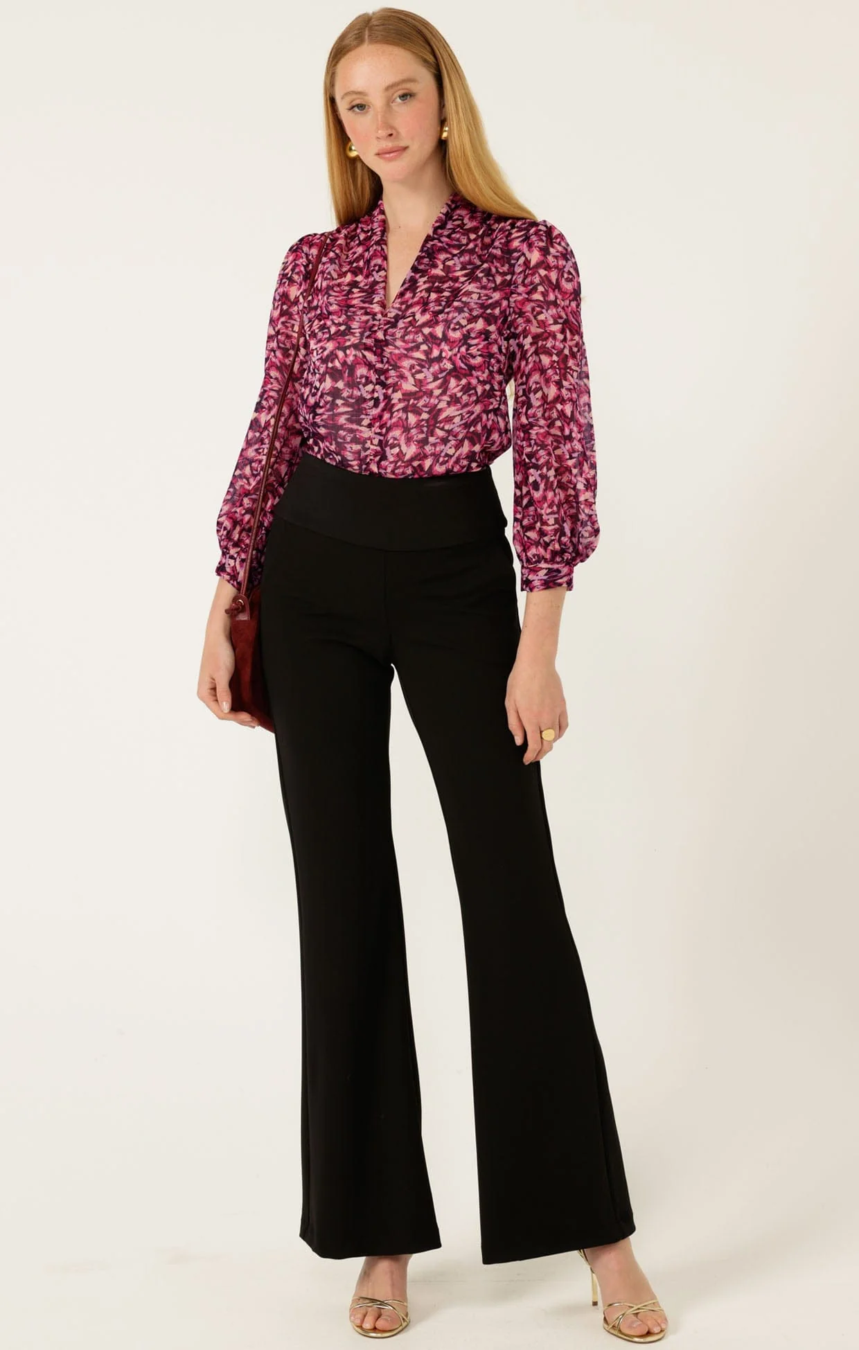 Sacha Drake Jedda Blouse - Pink/Lilac Feather - Image 4