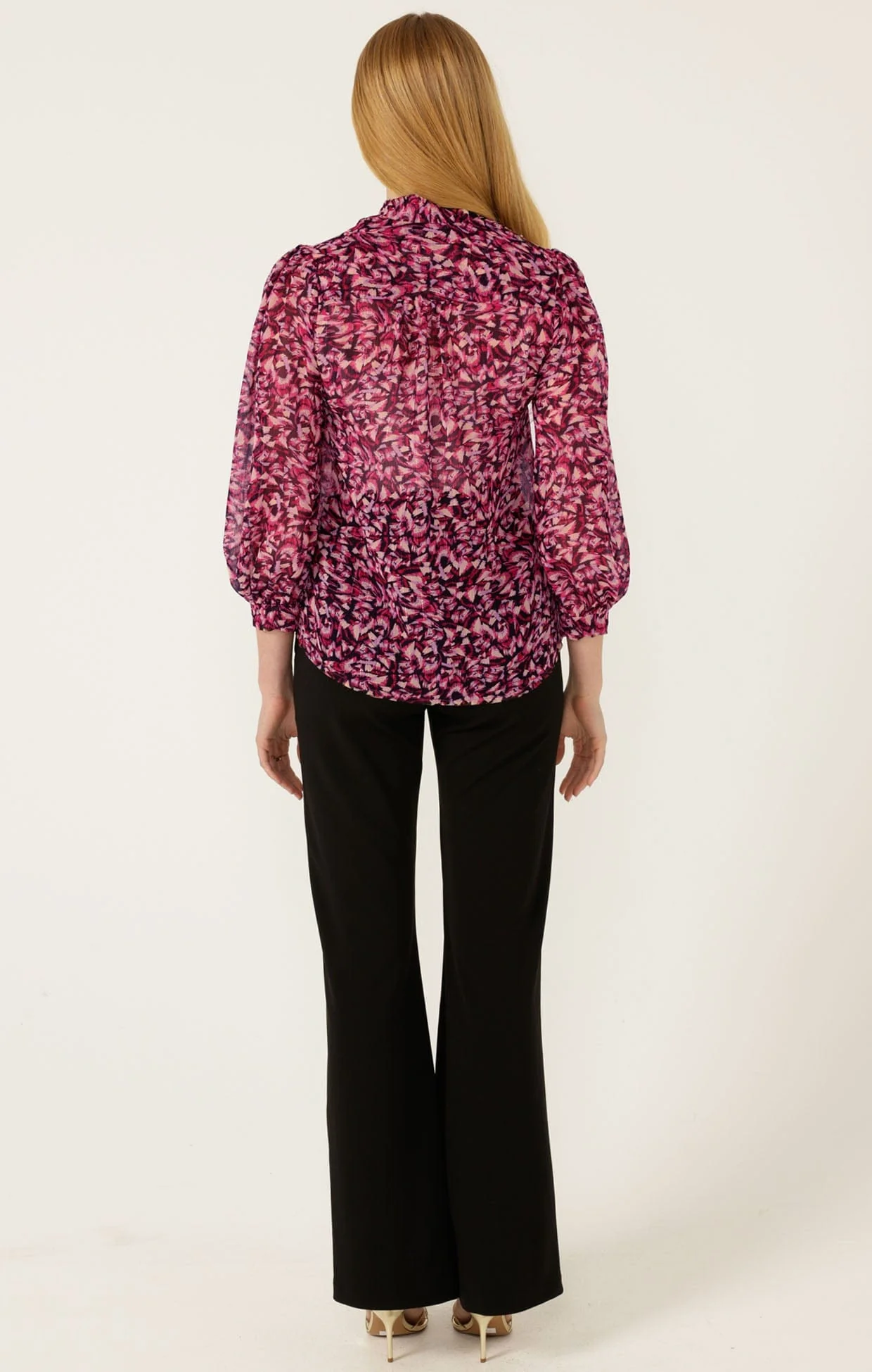 Sacha Drake Jedda Blouse - Pink/Lilac Feather - Image 7