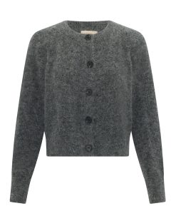 POL Haviland Cardigan  - Charcoal