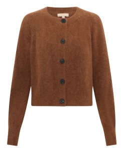 POL Haviland Cardigan  - Toffee