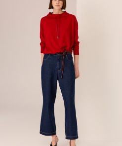 POL Rowan Drawcord Knit - Red