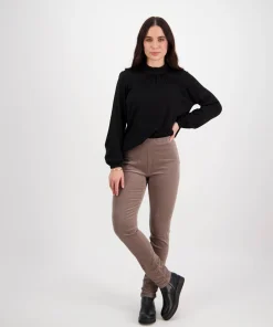 Vassalli Origin Cord Pull On Skinny Leg - Taupe