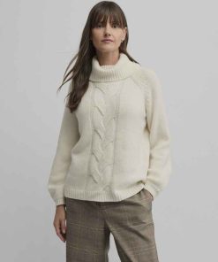 Yarra Trail Rationale Knit - Ecru