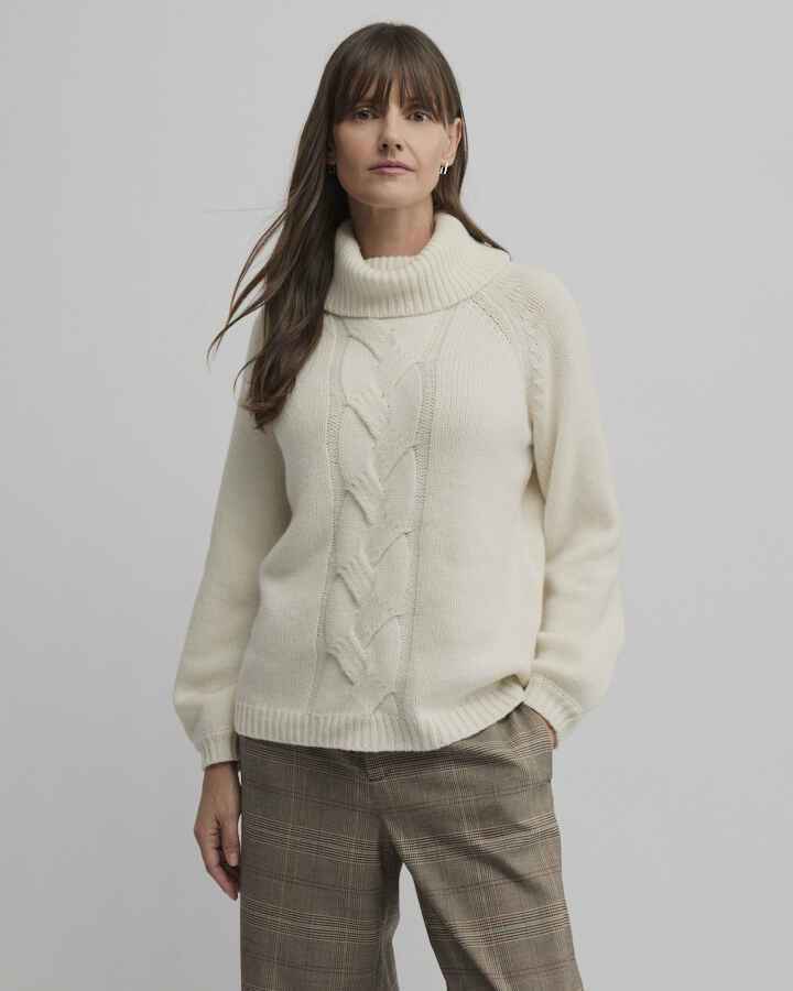 Yarra Trail Rationale Knit - Ecru