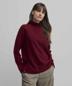 Yarra Trail Shaft Knit - Cherry