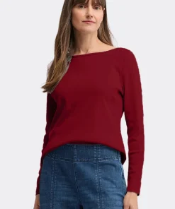 Yarra Trail Messenger Tee - Cherry