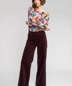 Vassalli Loft Cord Pull On - Merlot