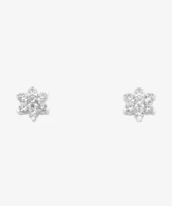 Liberte' Petal Stud Earrings - Silver