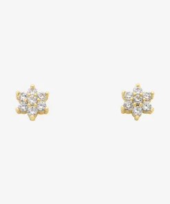 Liberte' Petal Stud Earrings - Gold