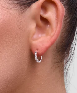 Liberte' Piccola Dolce Huggie Earring - Silver