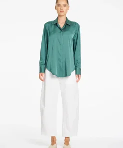 Mela Purdie Bespoke Shirt - Verdant