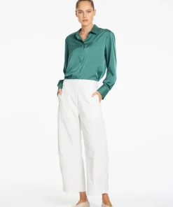 Mela Purdie Barrel Leg Pant - Ivory