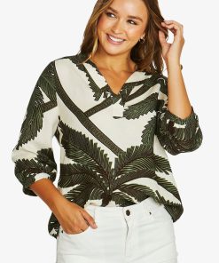 Jump Copacabana V-Neck Top - Multi