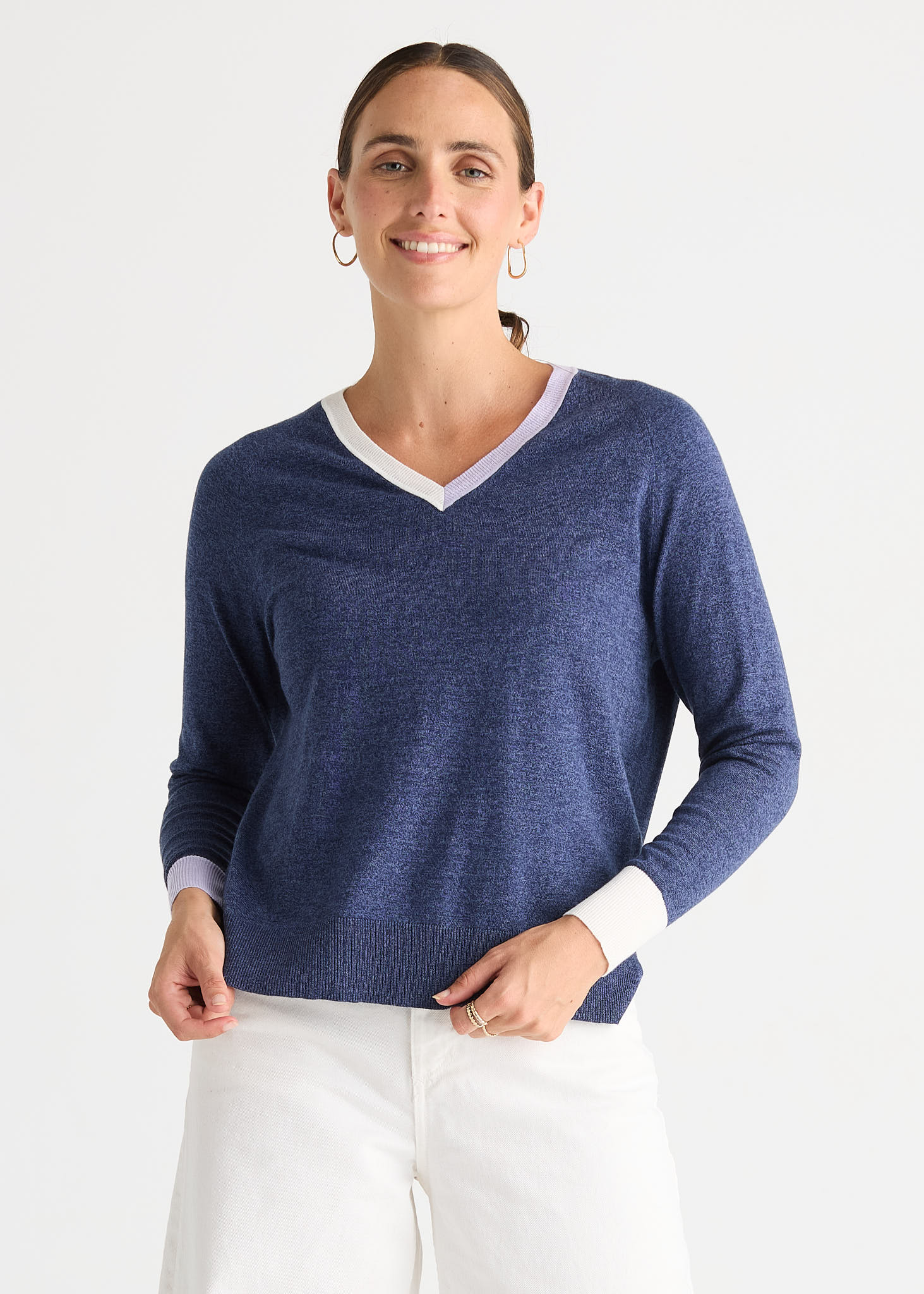Zacket & Plover V Accent - Denim