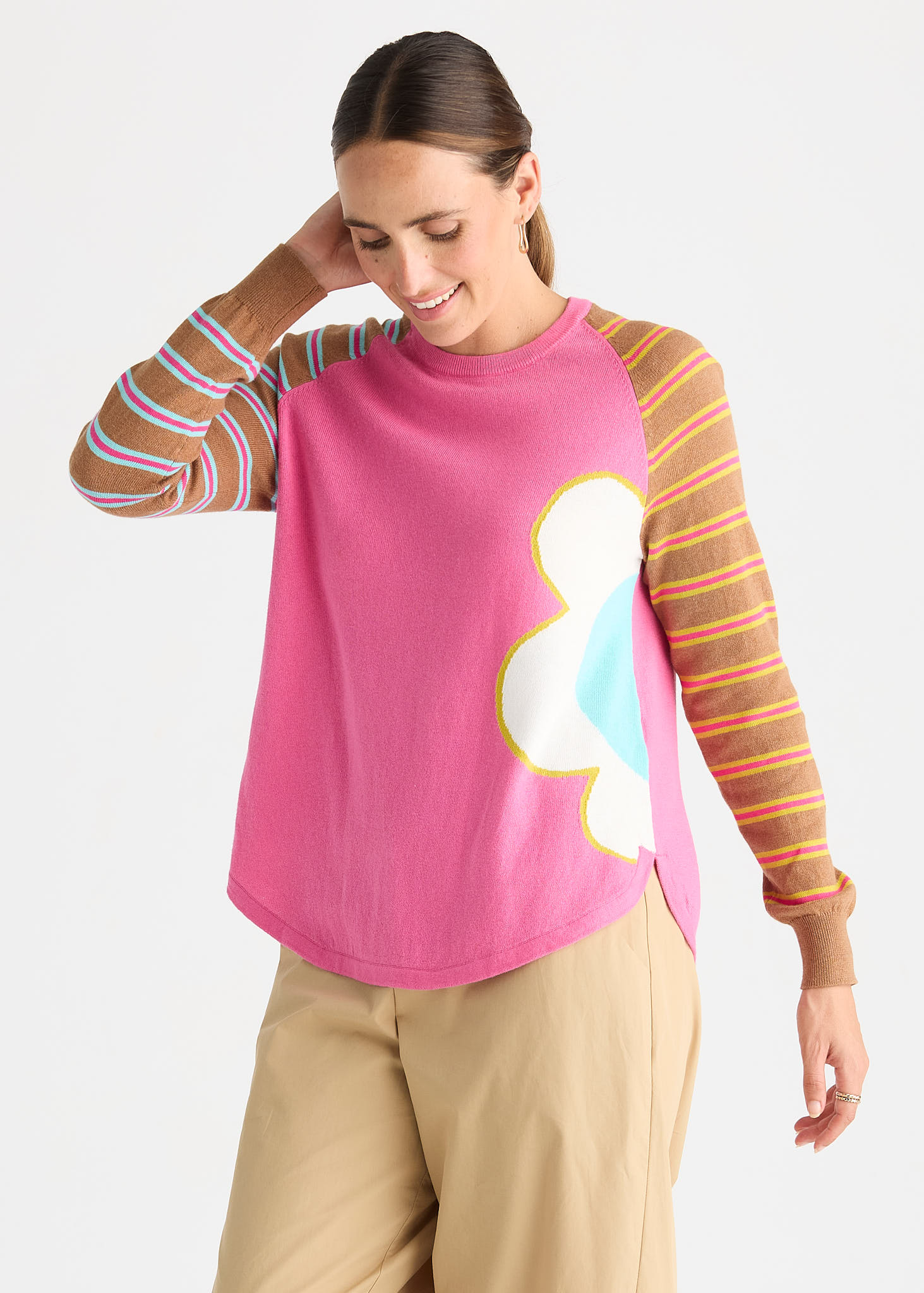 Zacket & Plover Bright Side Top - Tickled Pink