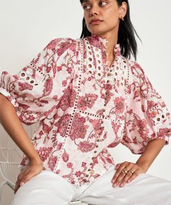 Zoe Kratzmann Extend Top - Rose Paisley