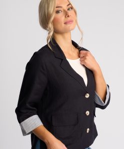 Vassalli Honey Jacket - Navy