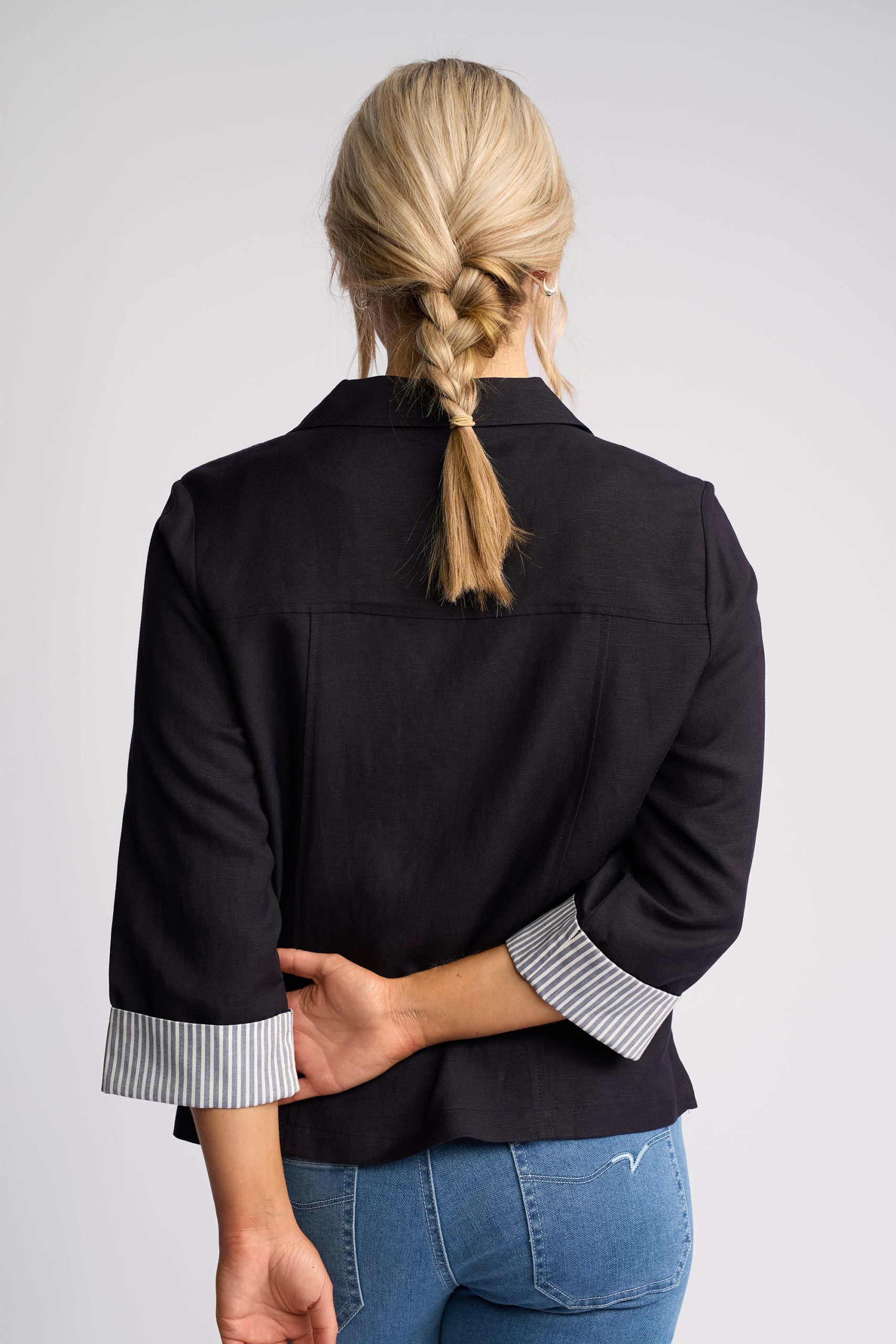 Vassalli Honey Jacket - Navy - Image 6