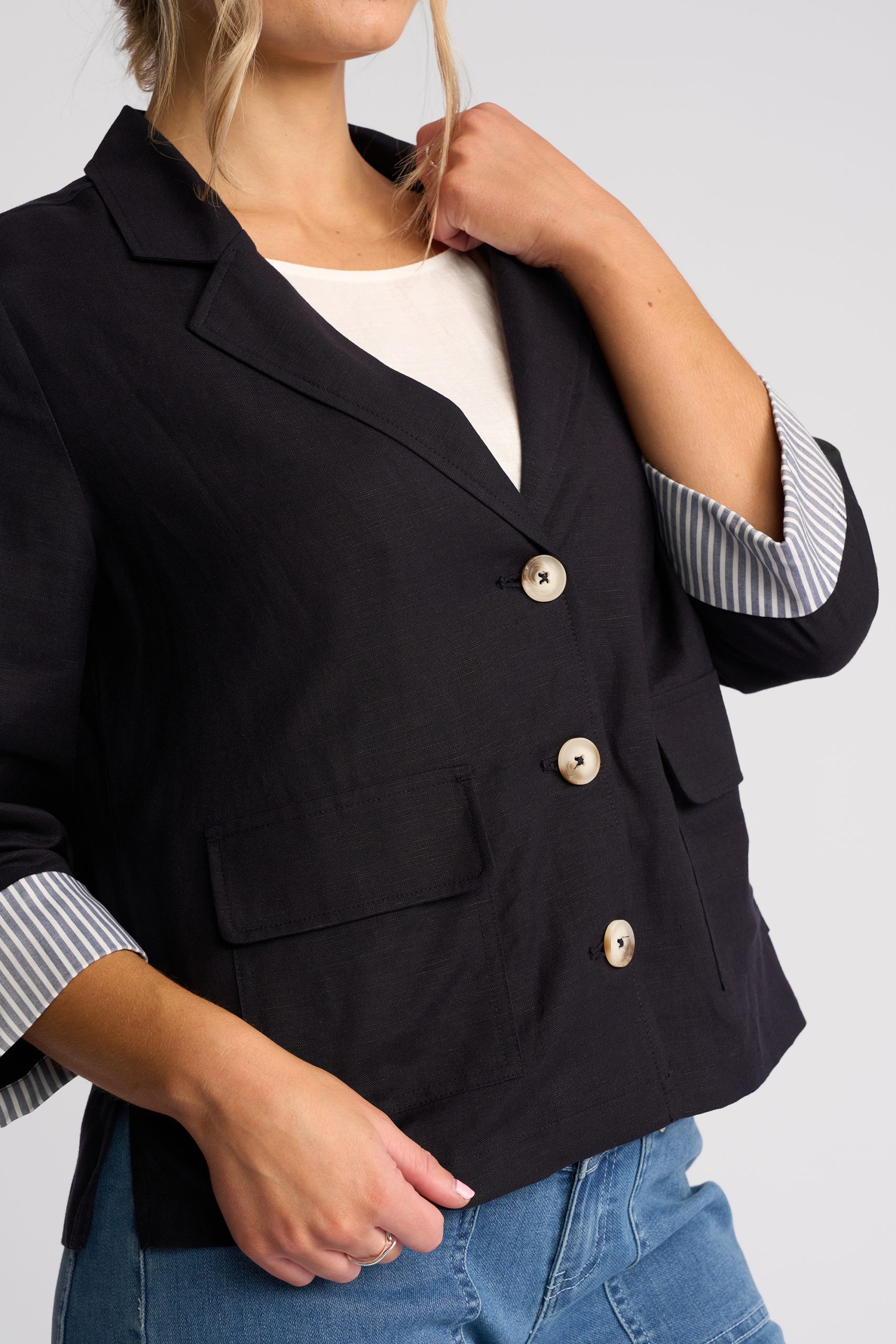 Vassalli Honey Jacket - Navy - Image 2
