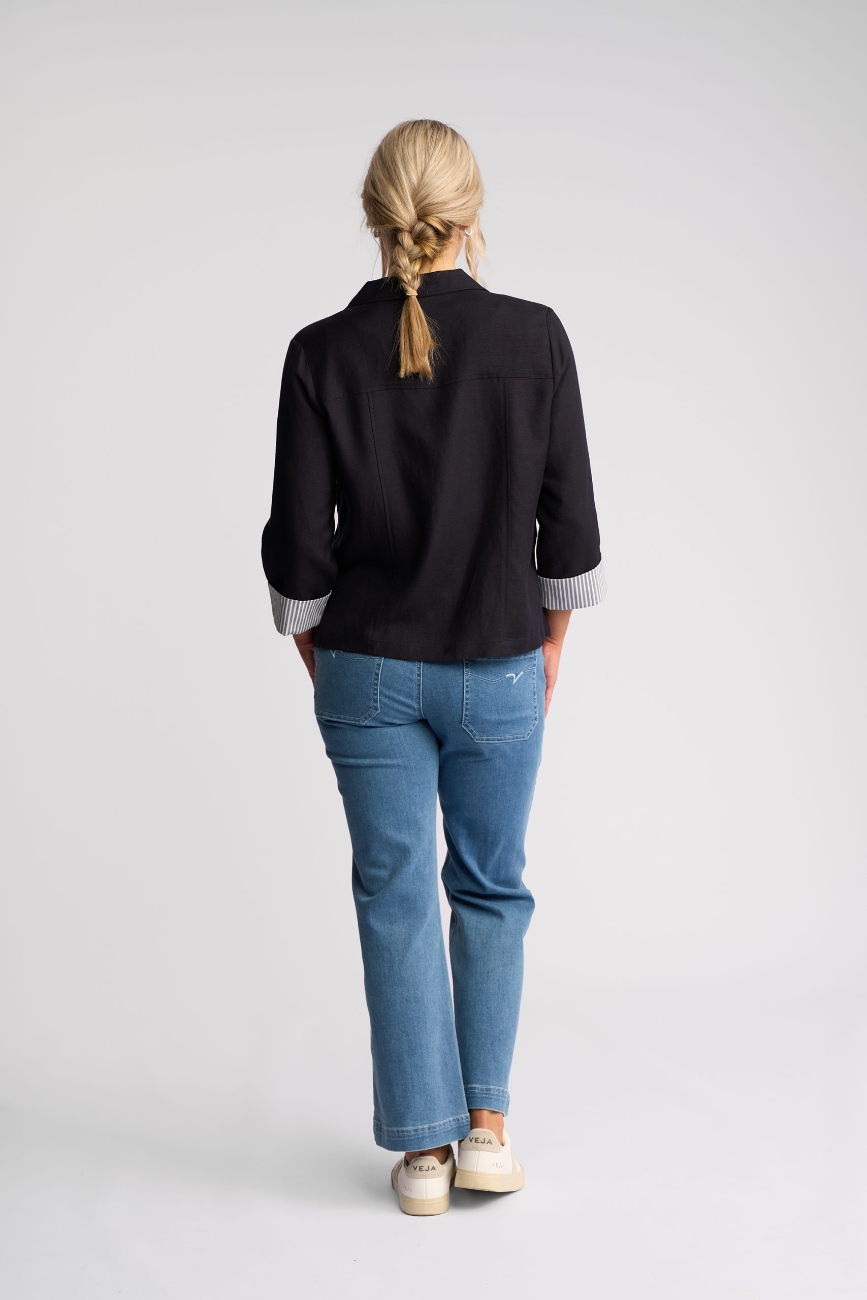 Vassalli Honey Jacket - Navy - Image 5