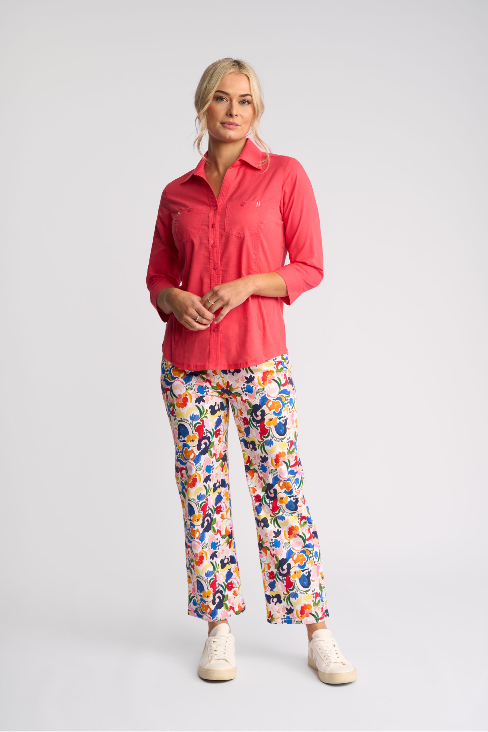 Vassalli Isla Shirt - Raspberry - Image 3