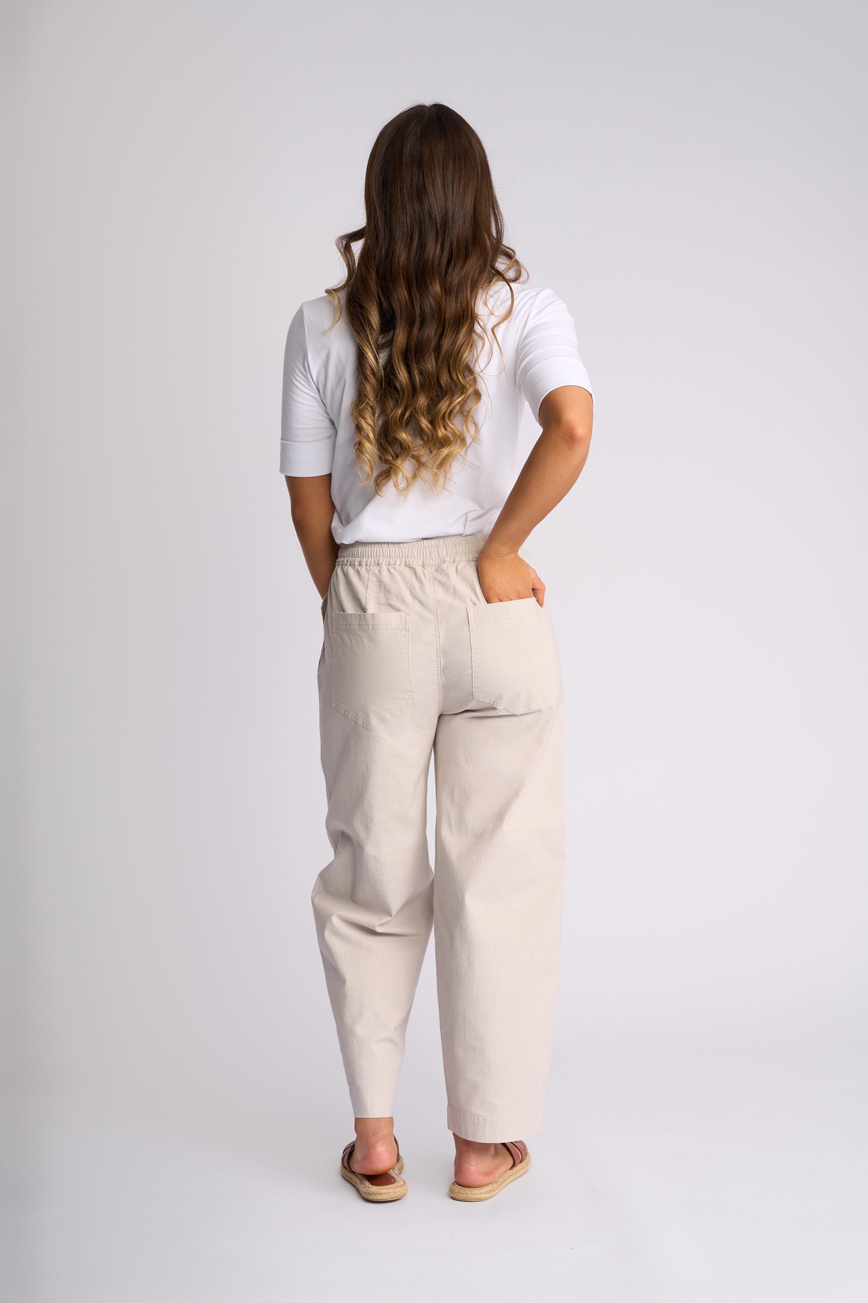 Vassalli Dione Pant - Stone - Image 4