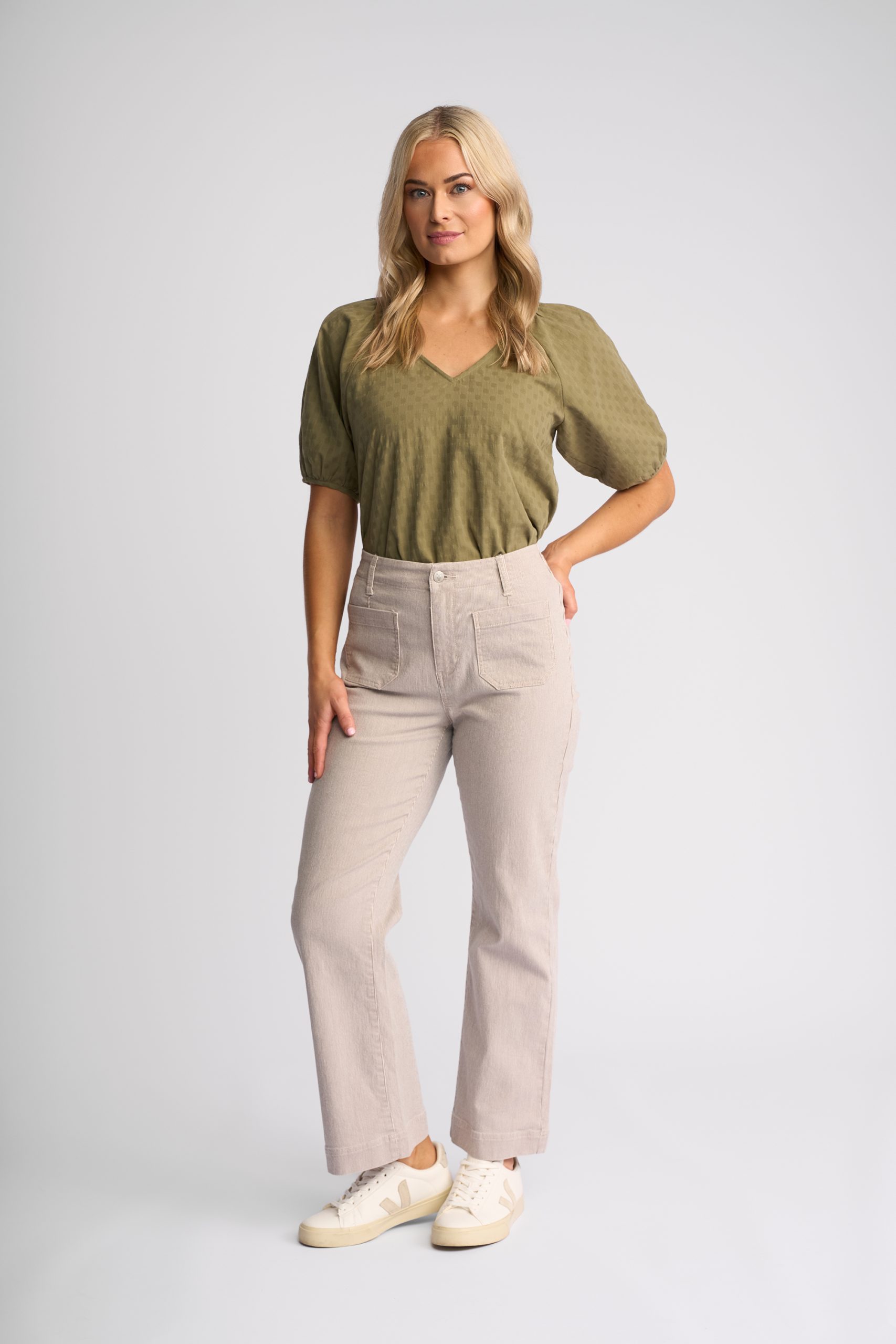 Vassalli Daily jean - Ecru Stripe Denim - Image 8