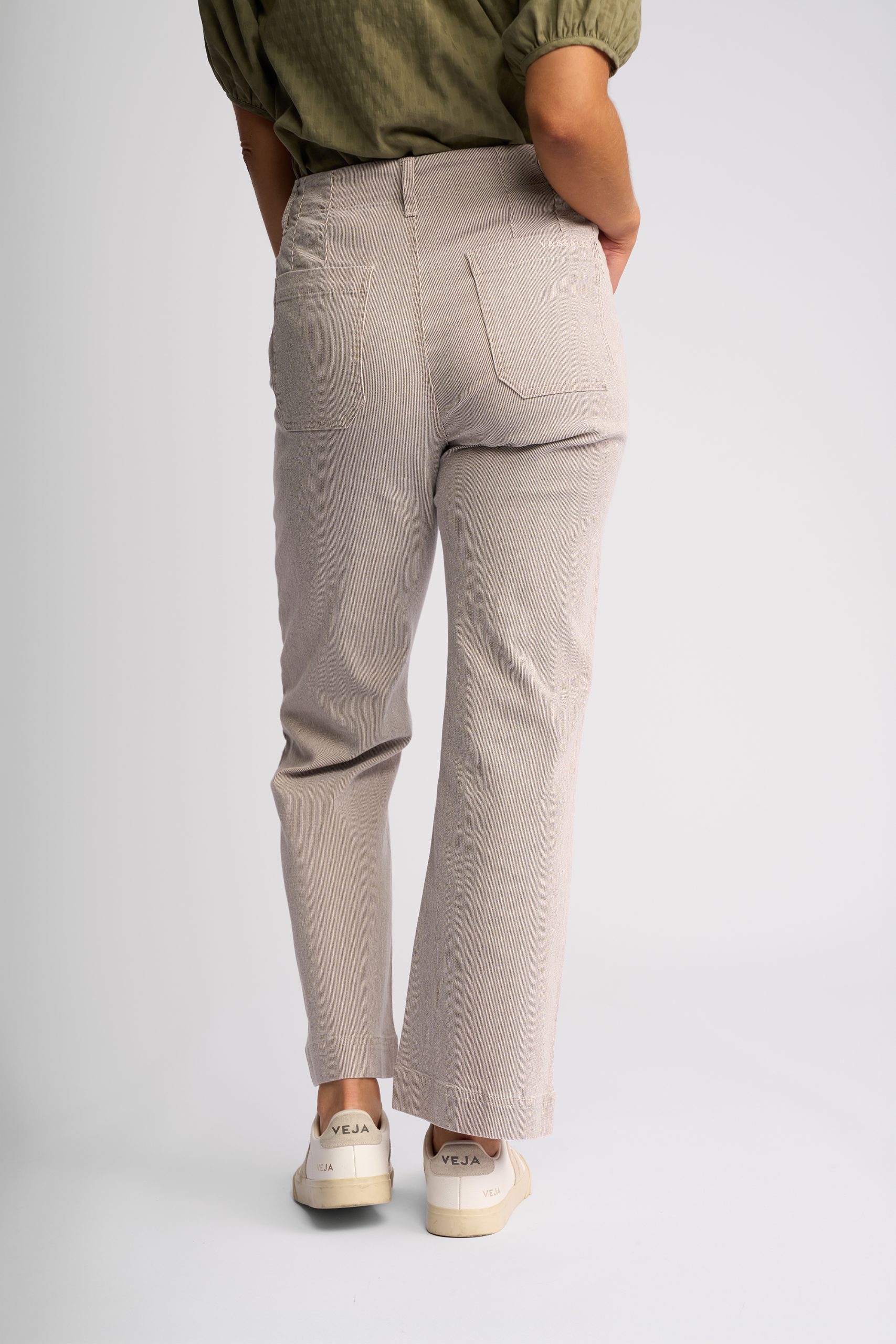 Vassalli Daily jean - Ecru Stripe Denim - Image 6