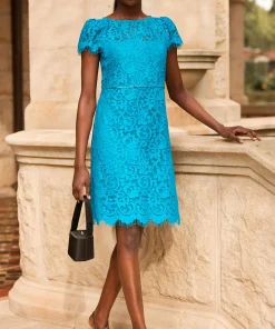Sacha Drake Lucinda Shift Dress - Turquoise