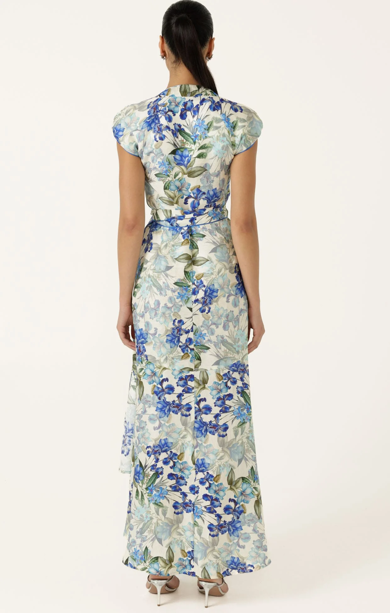 Sacha Drake Mariette Wrap Dress - Blue Iris - Image 8