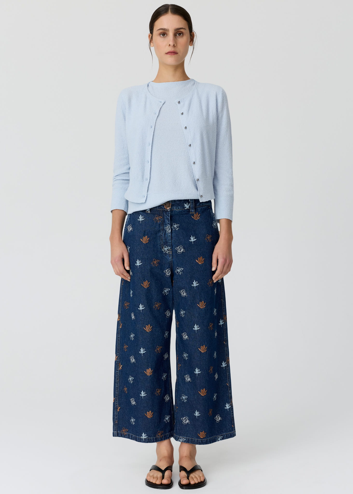 POL Haven Cardigan - Blue - Image 3